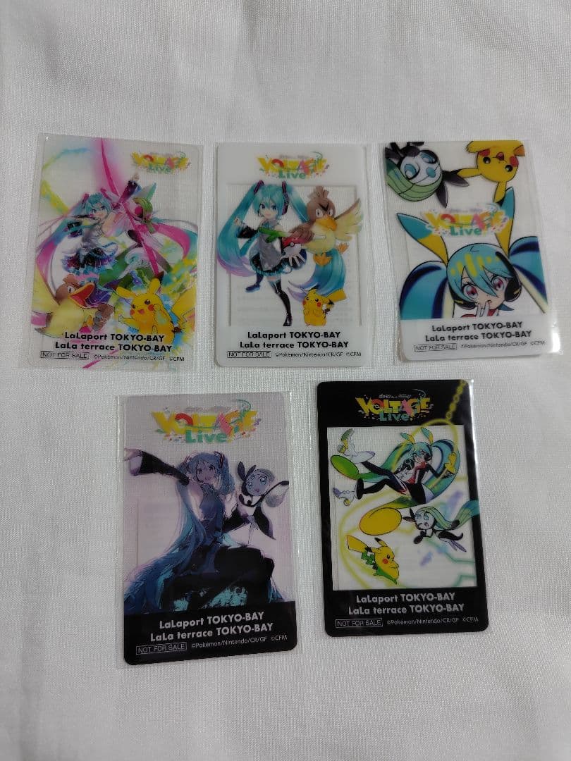 初音ミク　ポケモン　Pokemon　クリアカード　限定　非売品　ららアリーナ