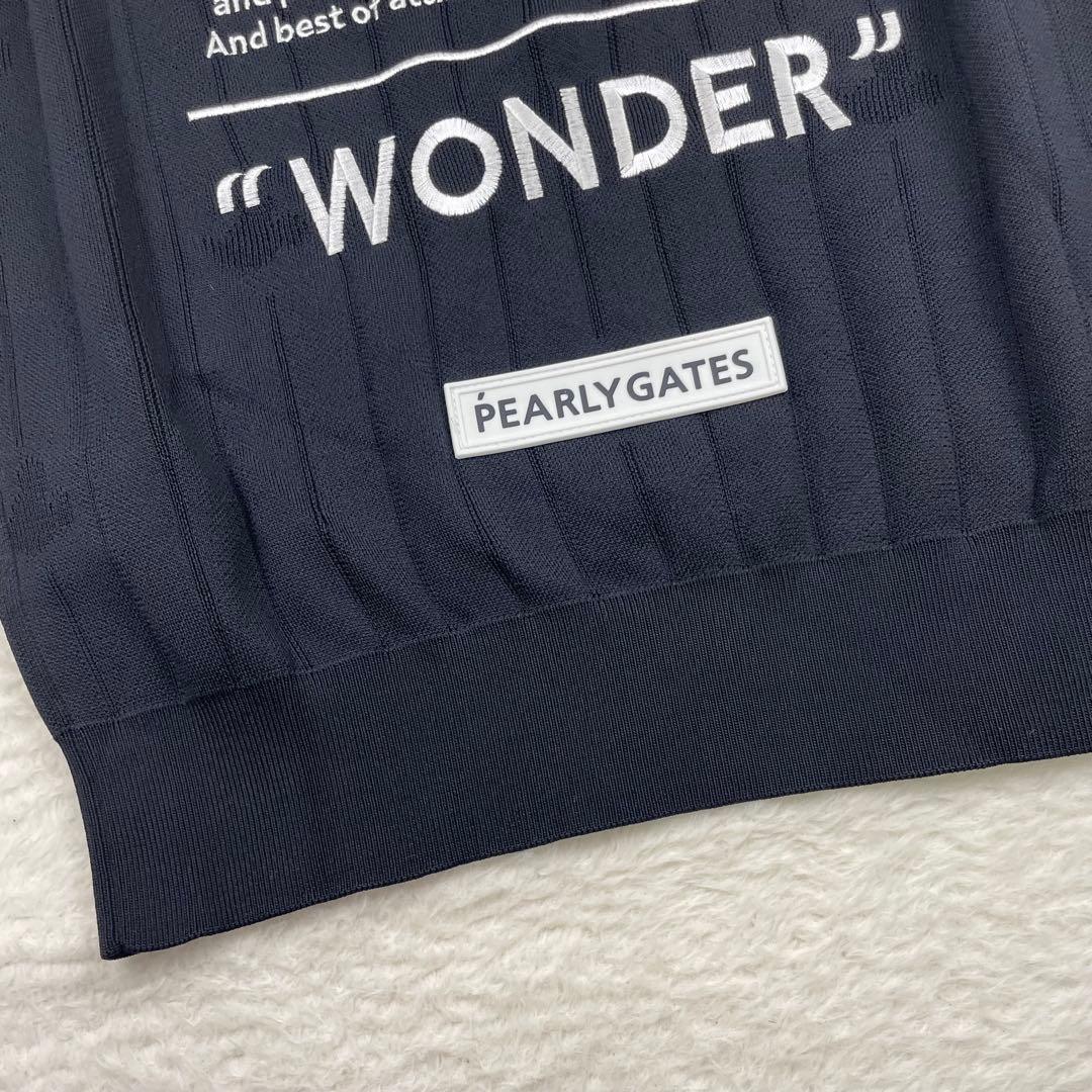 未使用級　PEARLY GATES ディズニー　ミッキーマウス Vネックベスト