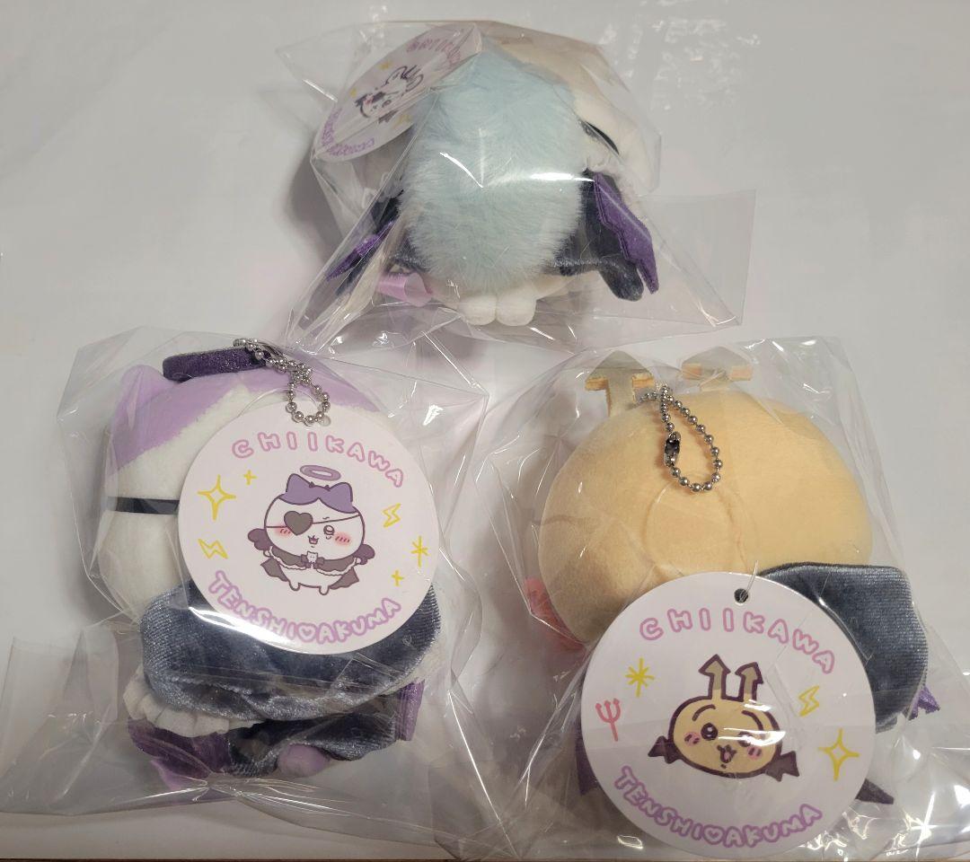 ちいかわ てんしとあくま マスコット & ステッカーセット