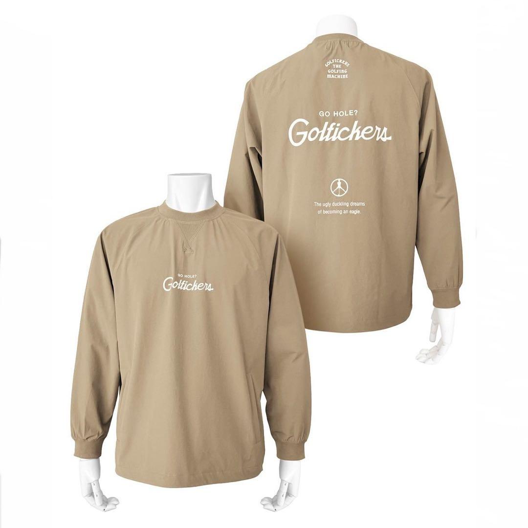 【新品】Golfickers Pullover -Beige-（HOLE620）