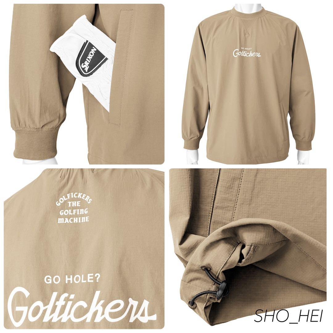 【新品】Golfickers Pullover -Beige-（HOLE620）