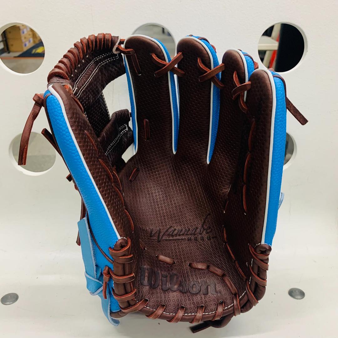 限定　ウイルソン　WBW103784　一般用　軟式用　内野手用　87型　型付け済