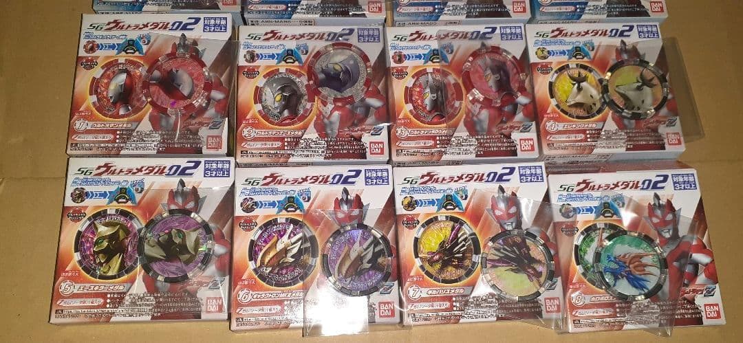 SGウルトラメダル01全8種 SGウルトラメダル02全8種　計16枚セット