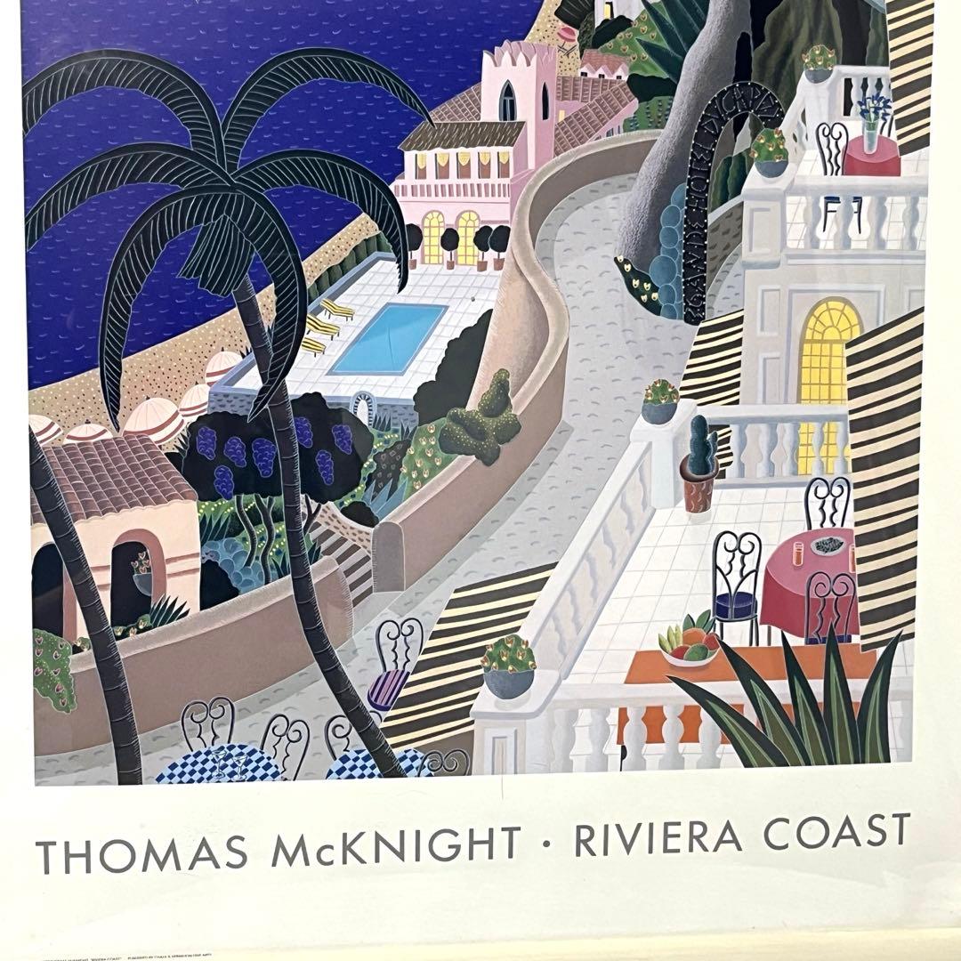 トーマスマックナイト RIVIERA COAST アート ポスター 風景画