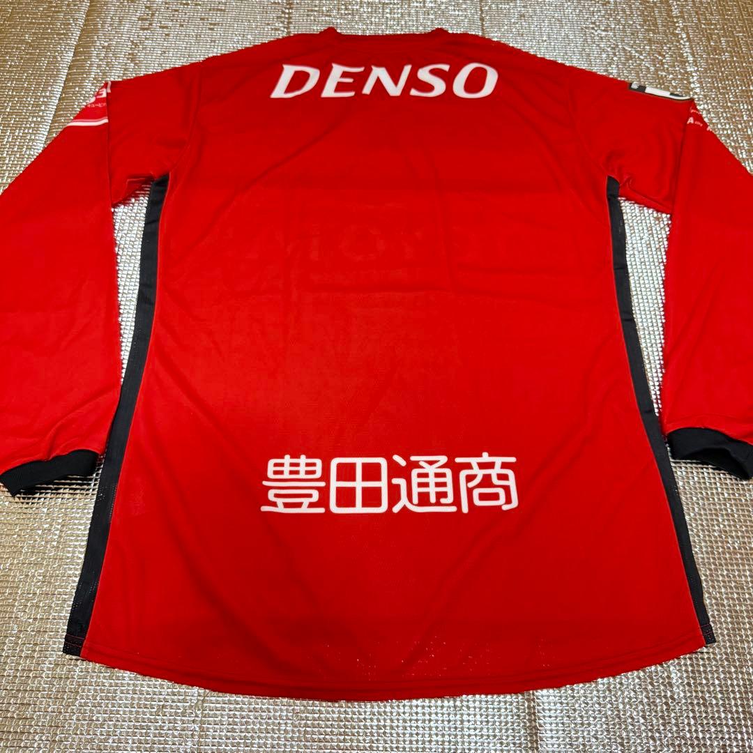 【美品/XL】名古屋グランパス 2019年ホームユニフォーム 長袖 赤