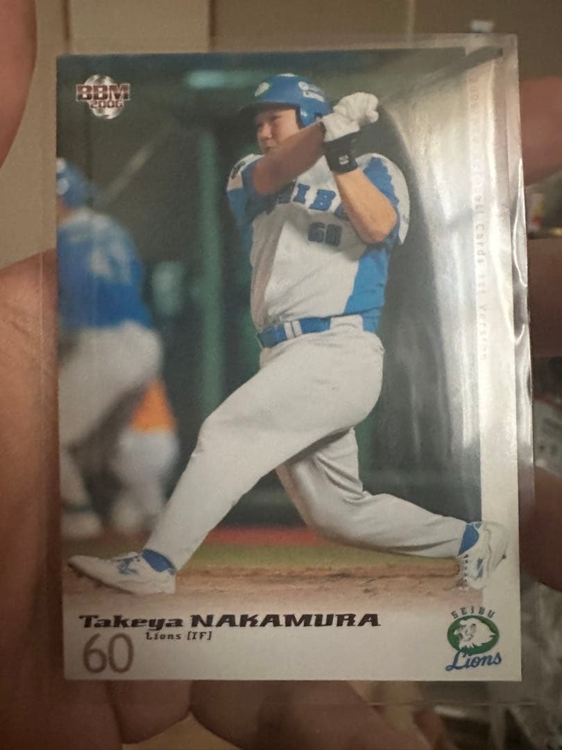 中村剛也 背番号60 記念グッズ　デスクマット　カードセット