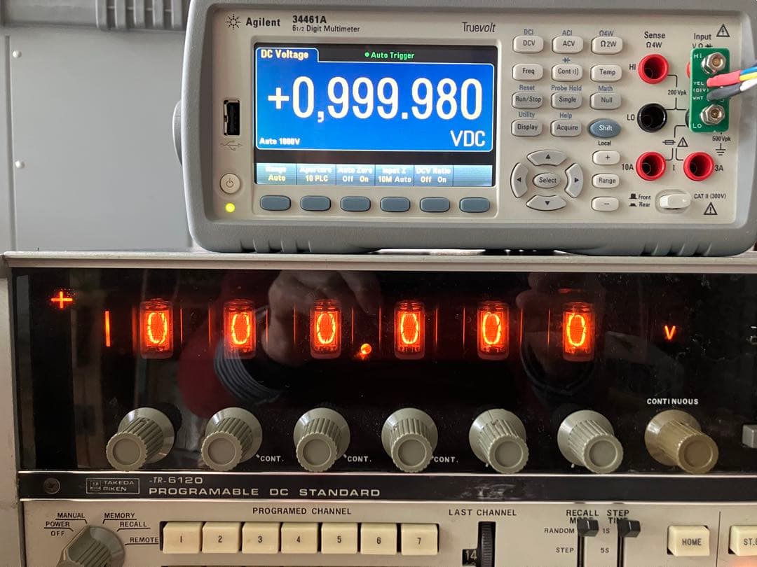 TR6120　プログラマブル標準直流電圧/電流発生器