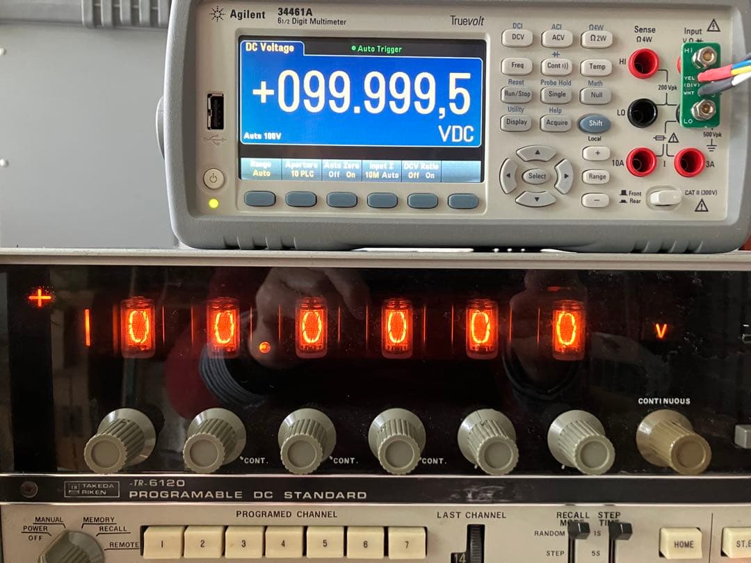 TR6120　プログラマブル標準直流電圧/電流発生器
