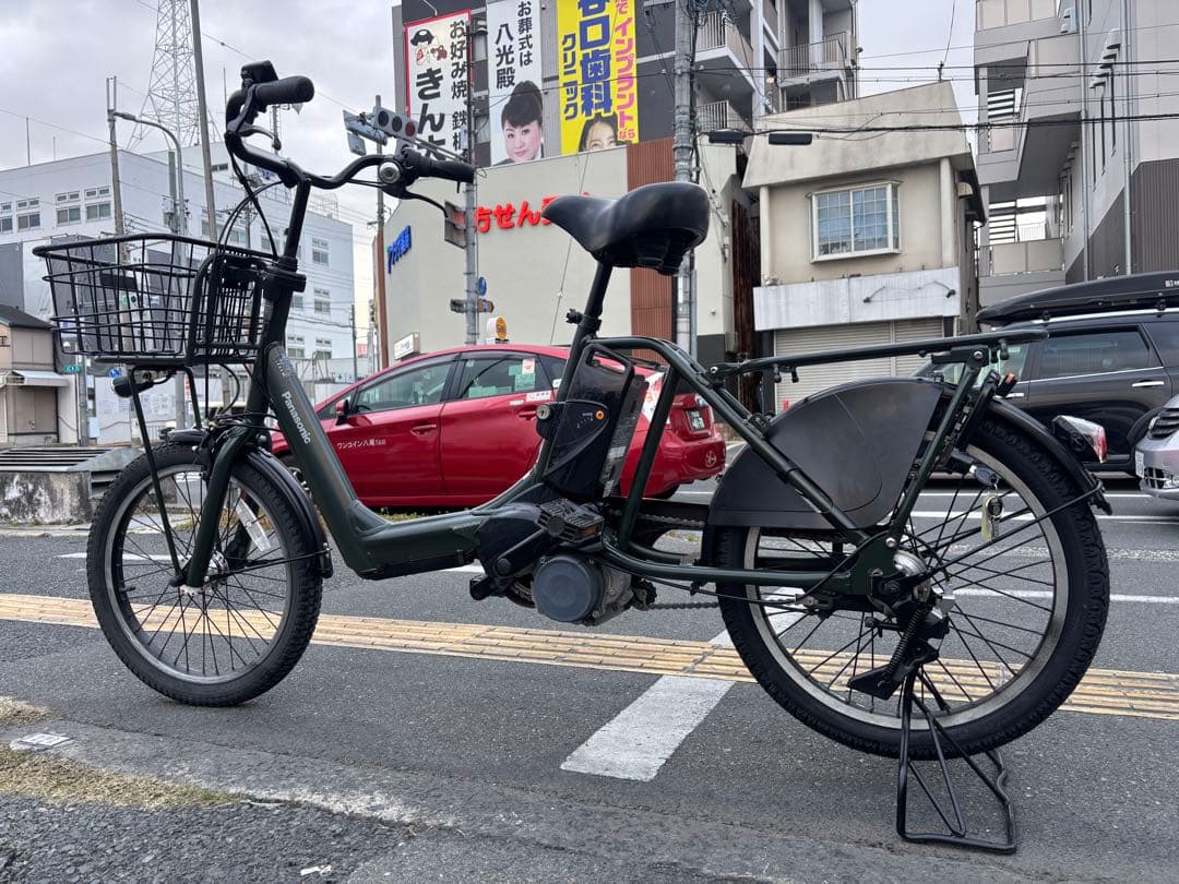068番　中古20㌅ Panasonic電動アシスト自転車　13.2Ah 大阪