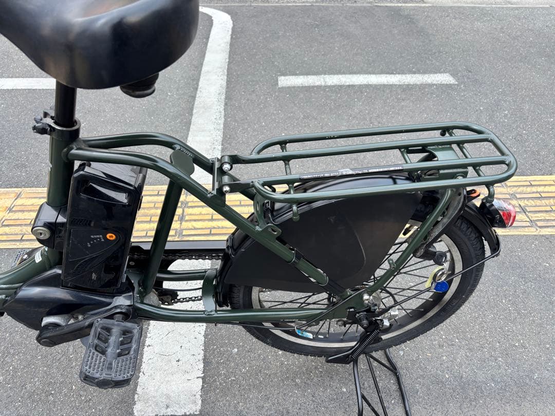 068番　中古20㌅ Panasonic電動アシスト自転車　13.2Ah 大阪
