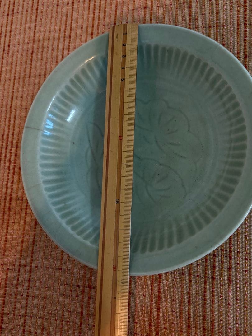 古伊万里　初期青磁皿　三つ足　江戸初期 古美術　骨董