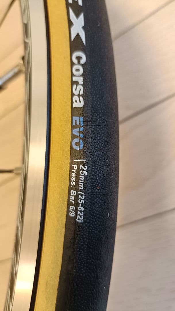 未走行品 ヴェロフレックス Corsa EVO クリンチャータイヤ 25c 前後