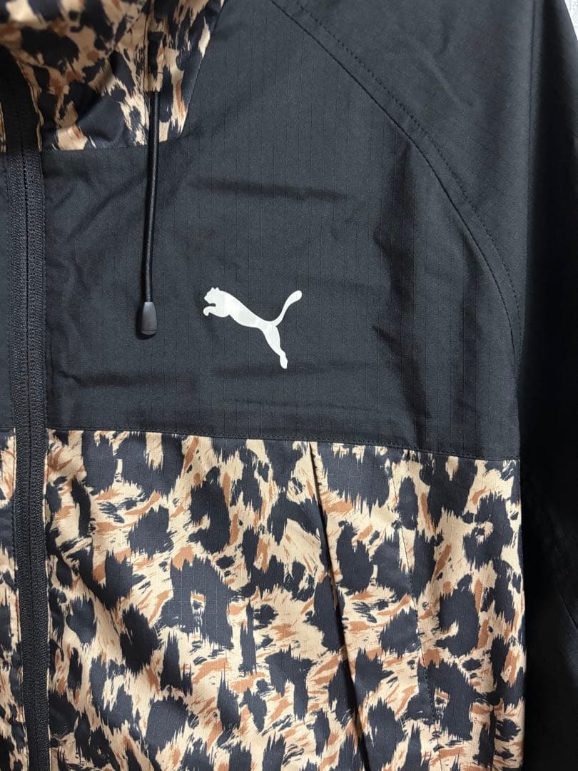Puma ヒョウ柄ウィンドブレーカー Sサイズ