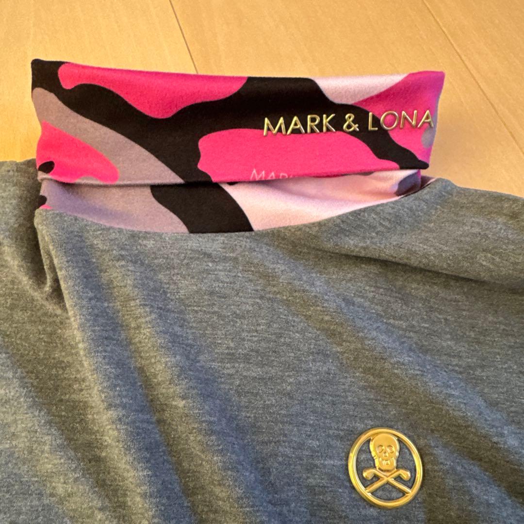 MARK & LONA カモフラージュハイネックシャツ 38
