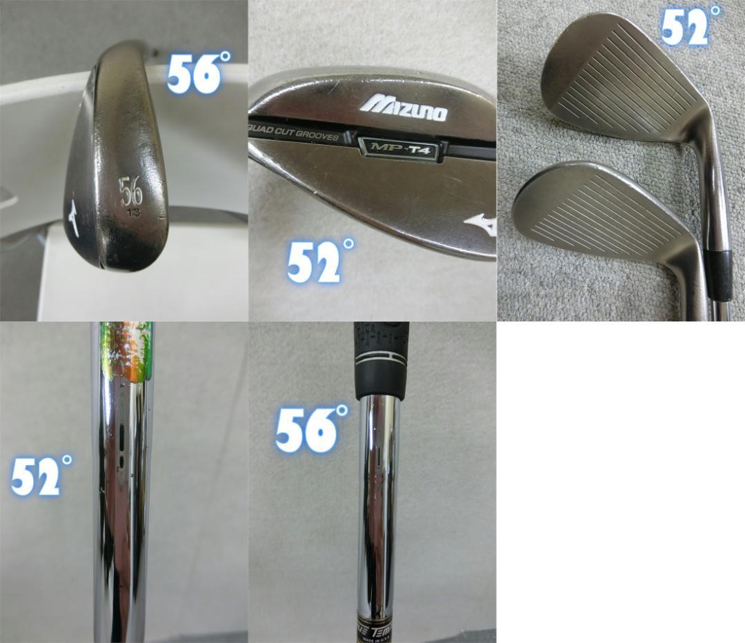 b765 mizuno ミズノ MP-T4 52度 56度 レフティウェッジ２本
