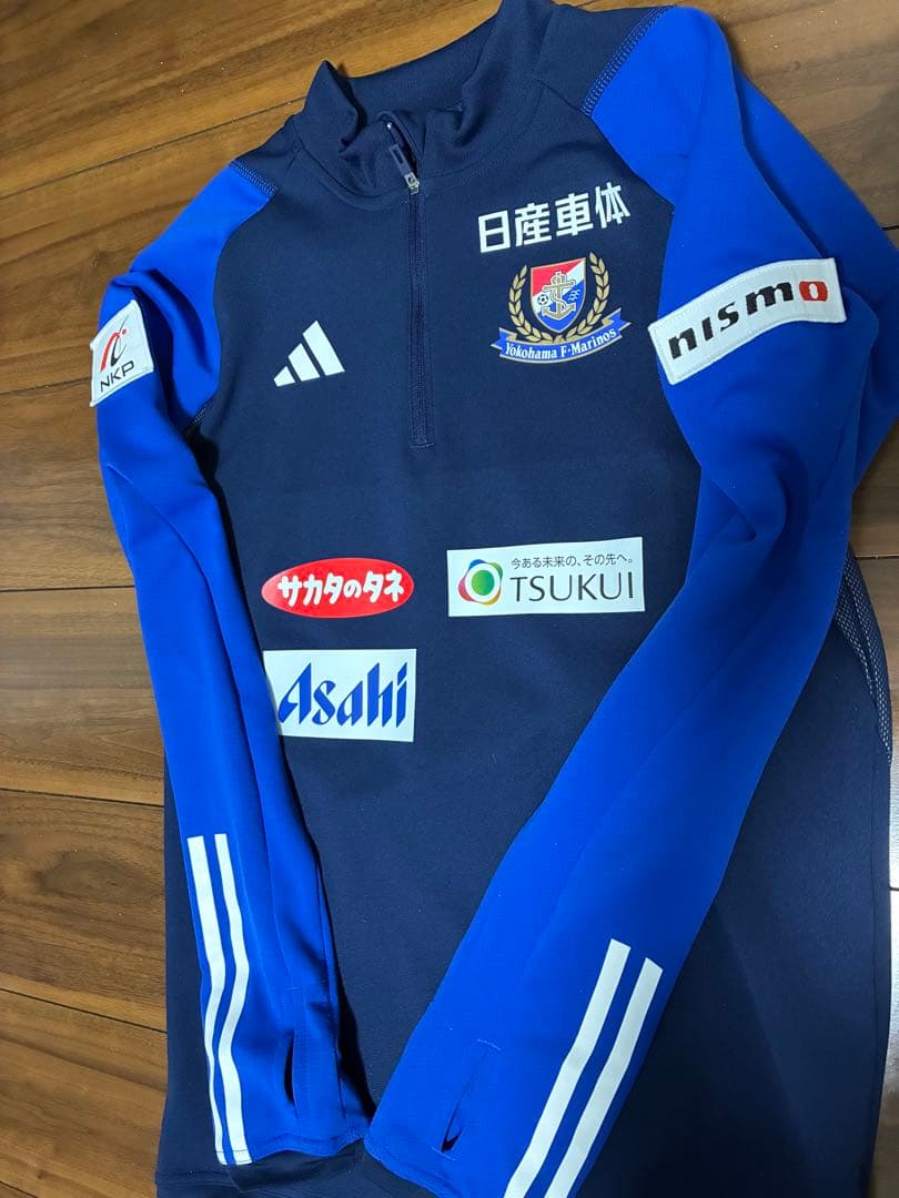 横浜Ｆ・マリノス 2024トレーニングトップ アディダス Sサイズ