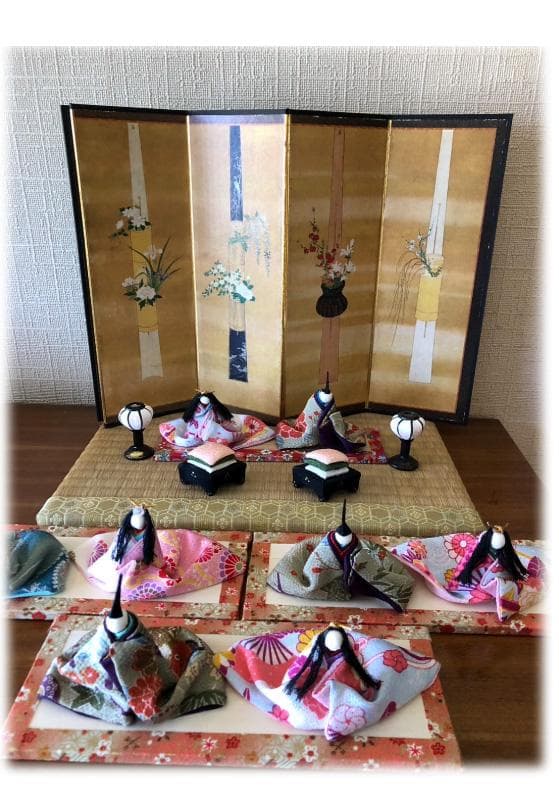 .【新品未使用】[節句飾り]　04　雛人形と室内鯉のぼり