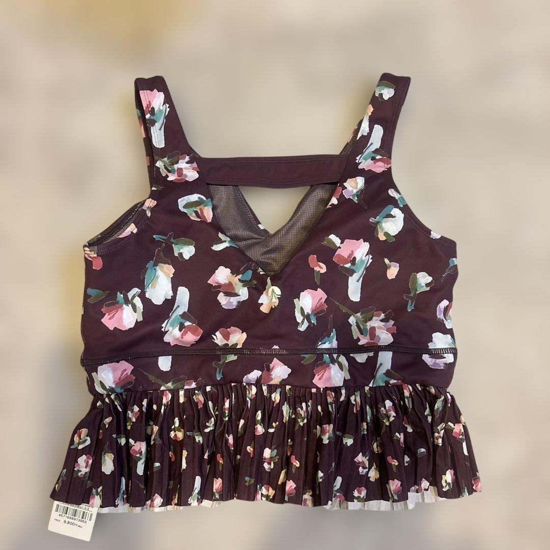 【SUKALA】新品未使用 ローズプリントブラトップ　L