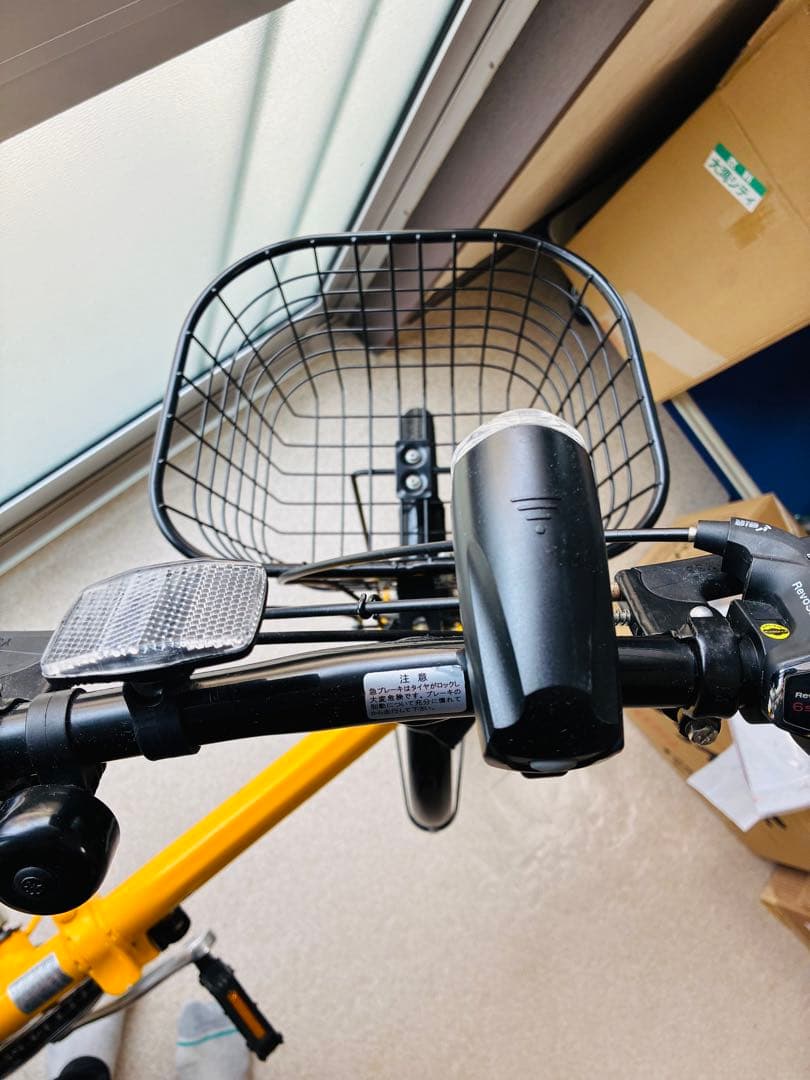 ランボルギーニ FDB206ALL 20インチ 折りたたみ自転車 イエロー 美品
