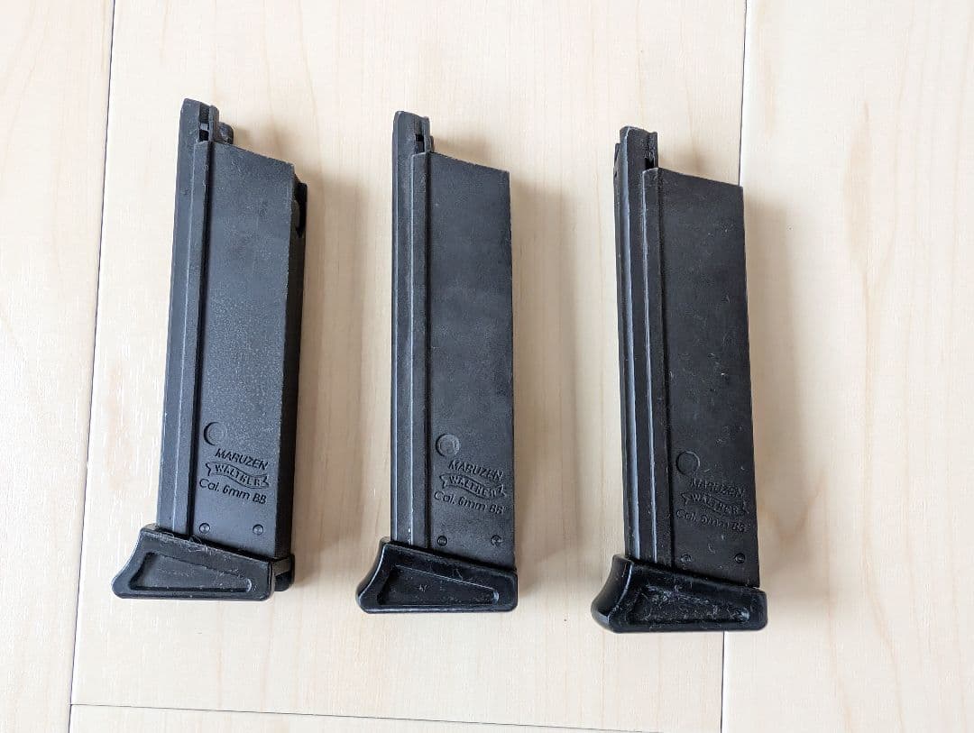 マルゼン ワルサー PPK/S ブラックモデル(マガジン3本付き)