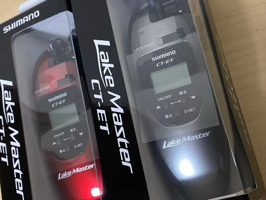 シマノ24レイクマスターct-e t REDBLACK silver BLACK