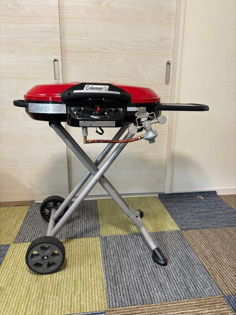 激安　 Coleman バーベキューグリル 赤　送料込み