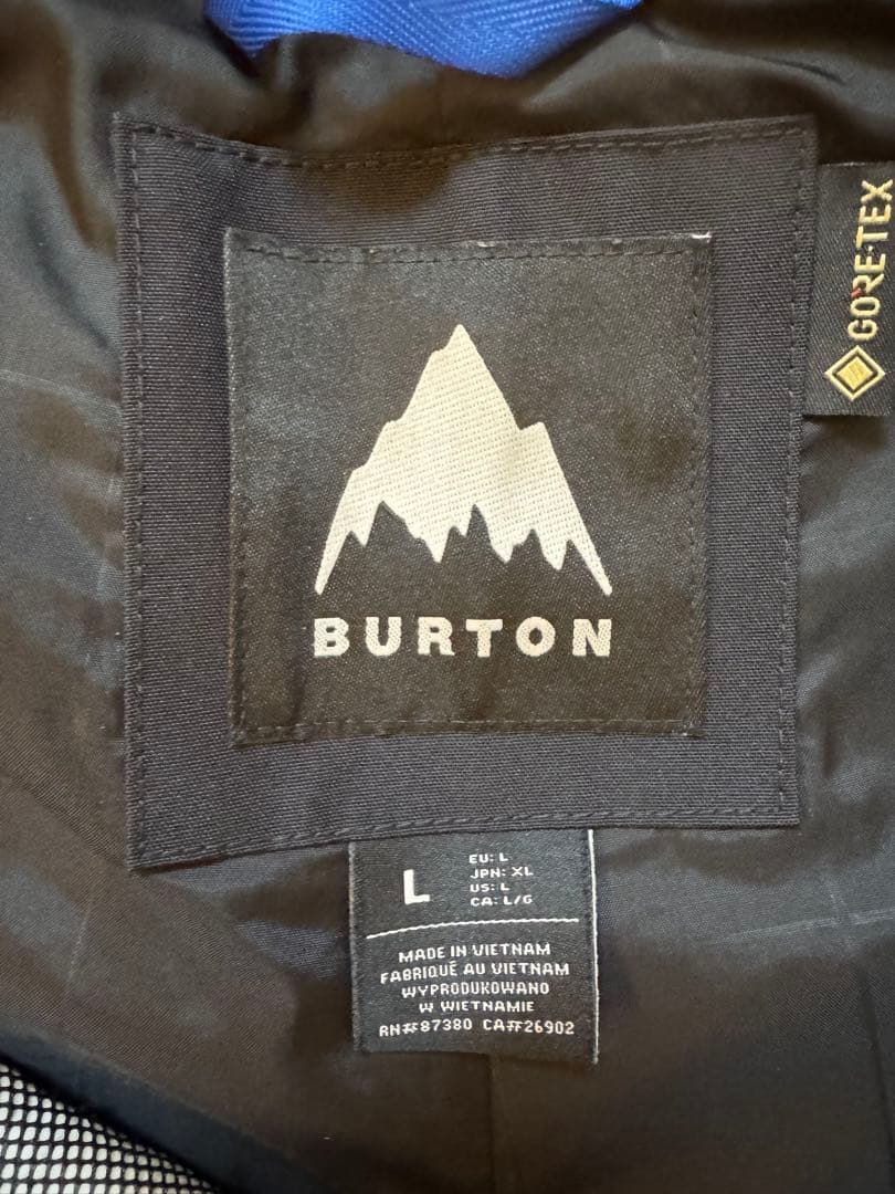 Burton GORE-TEX スノーボードパンツ ブラック　サイズＬ