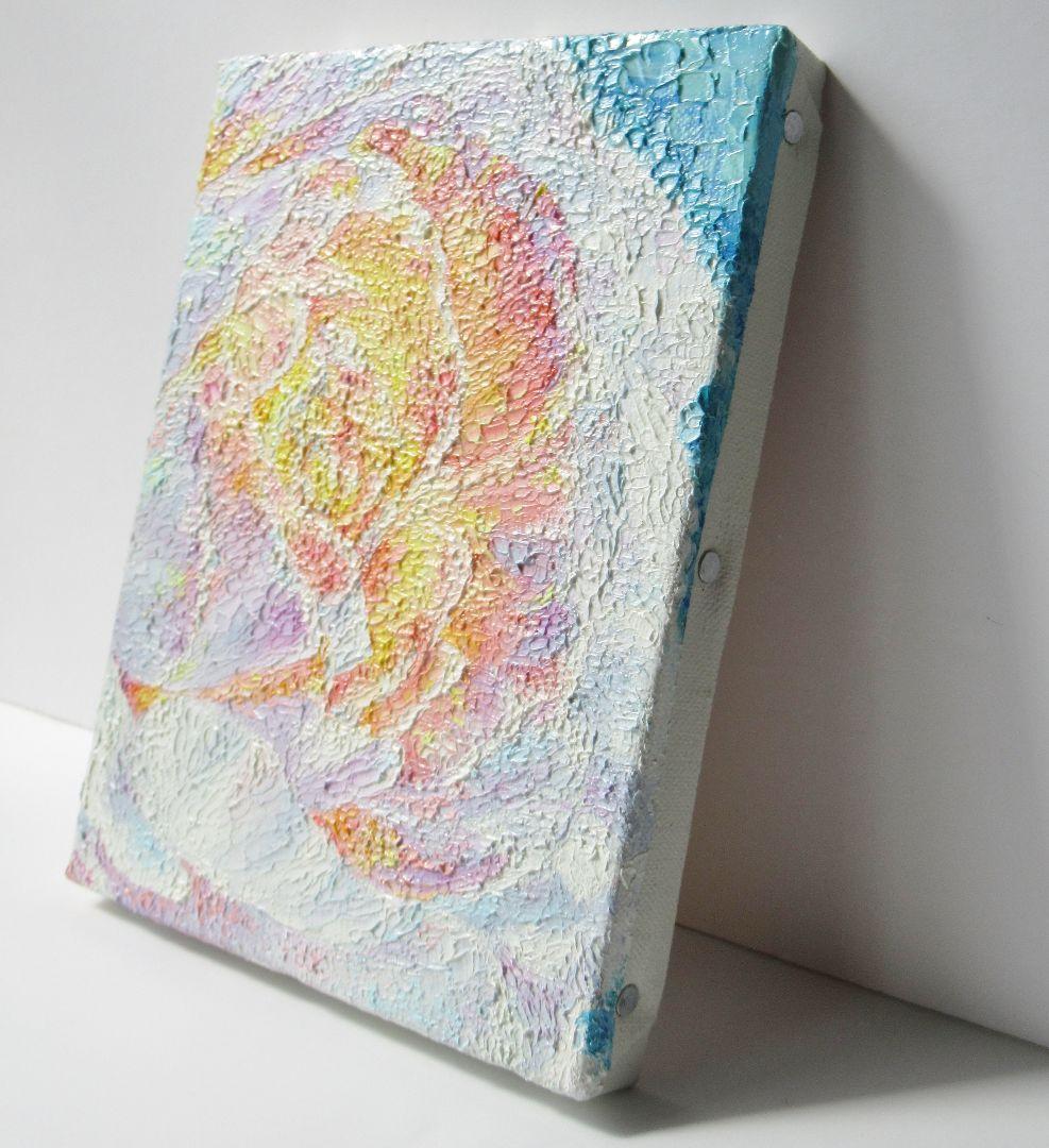 [匿名で配送] 一点もの ラナンキュラス 花 油絵 油彩 絵