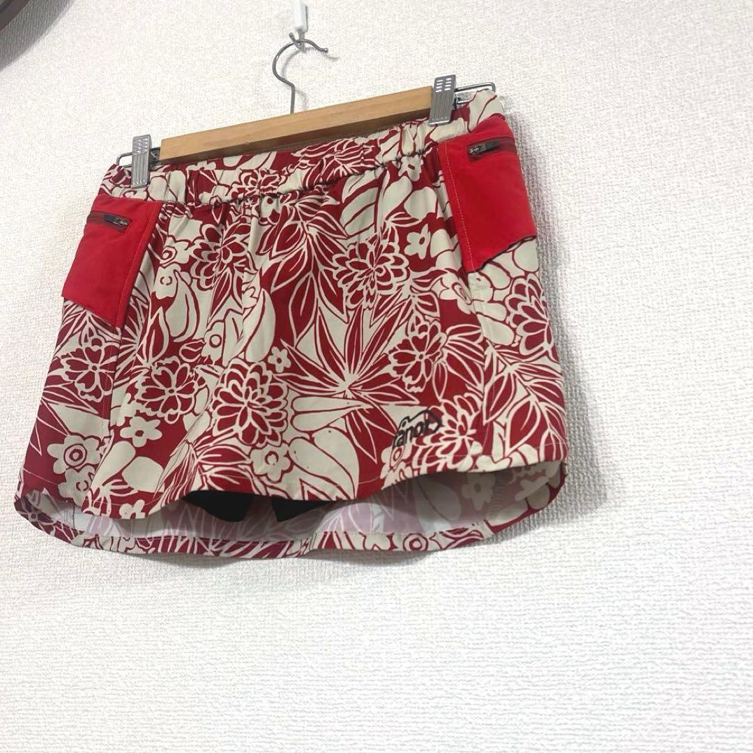 【美品】ranor☆LEAF柄ランスカ☆Sサイズ