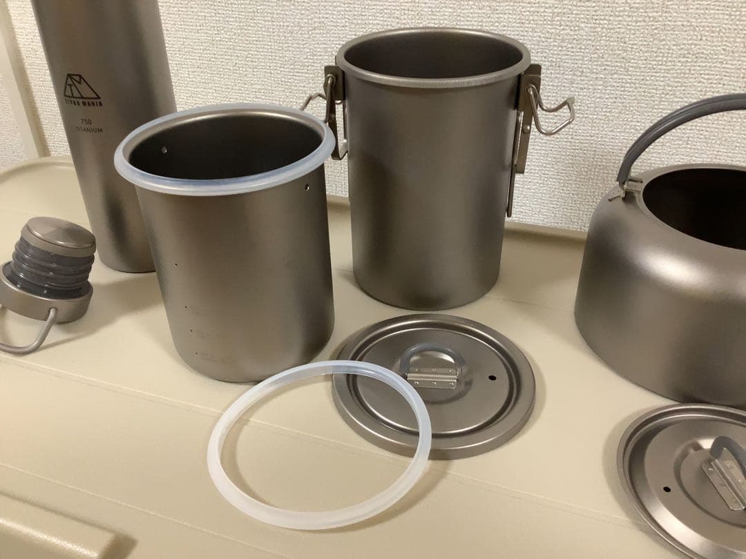 チタンマニア　キース　チタン製　超軽量　キャンプ用品