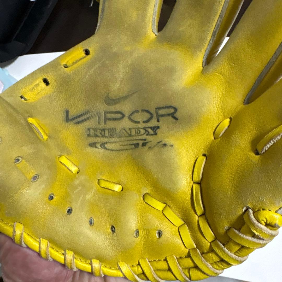 Nike Vapor READYG jr軟式少年用グローブ イエロー