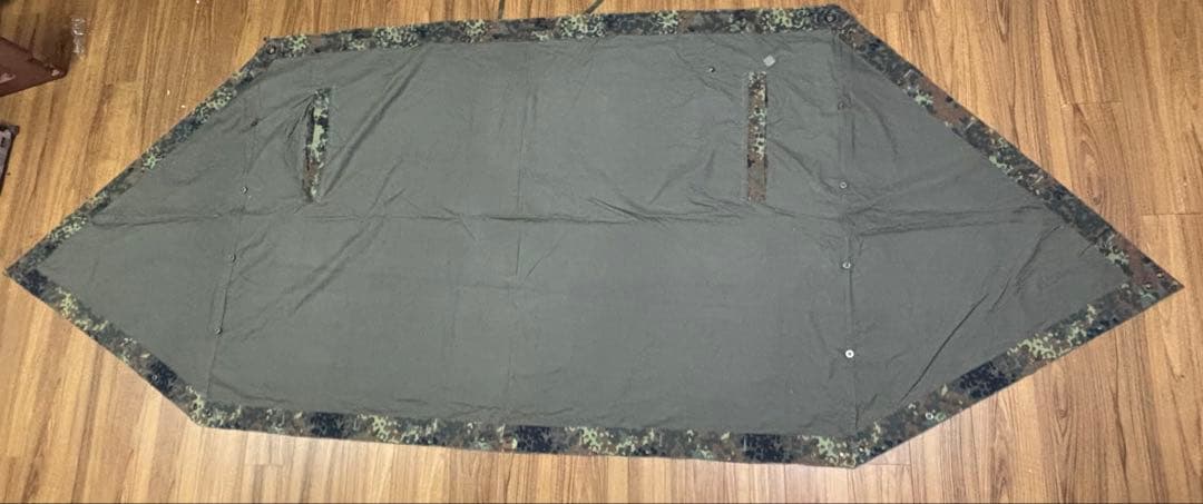 ⭐︎本日限定値引き⭐︎【美品】ドイツ軍幕1枚　フレクターカモ