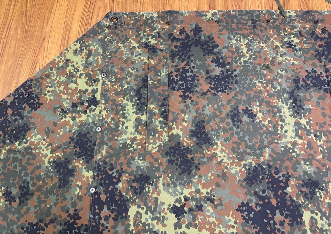 ⭐︎本日限定値引き⭐︎【美品】ドイツ軍幕1枚　フレクターカモ