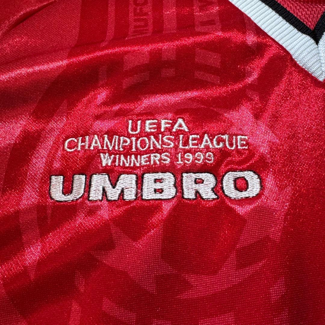 【大幅値下げ】マンチェスター1999年UEFAチャンピオンズリーグシャツ