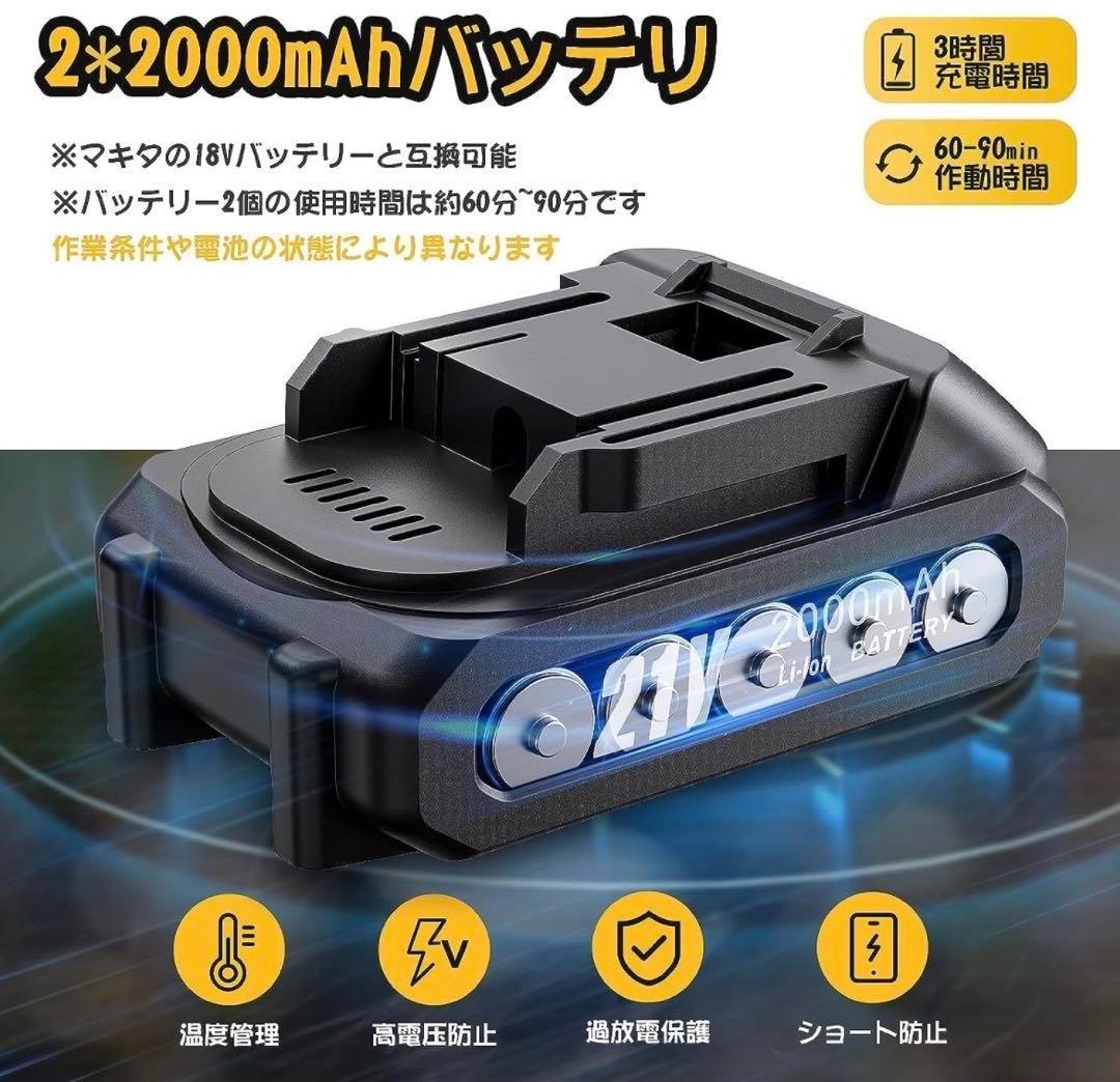 ❤️ラスト1点❤️ チェーンソー 充電式 工具レスチェーン調整 充電式♡♧♤