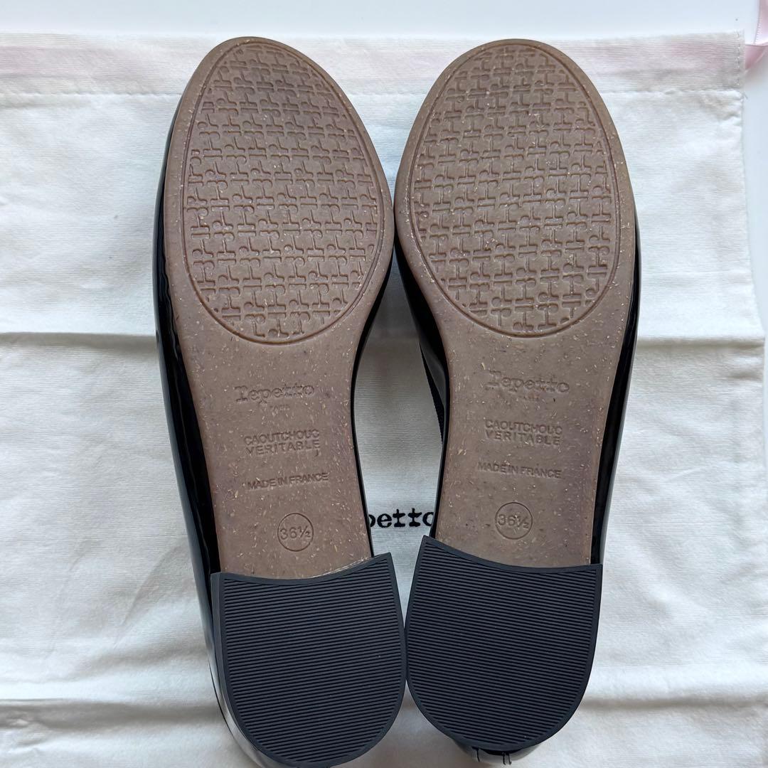 Repetto レペット フラット シューズ 靴 バレエ ブラック エナメル
