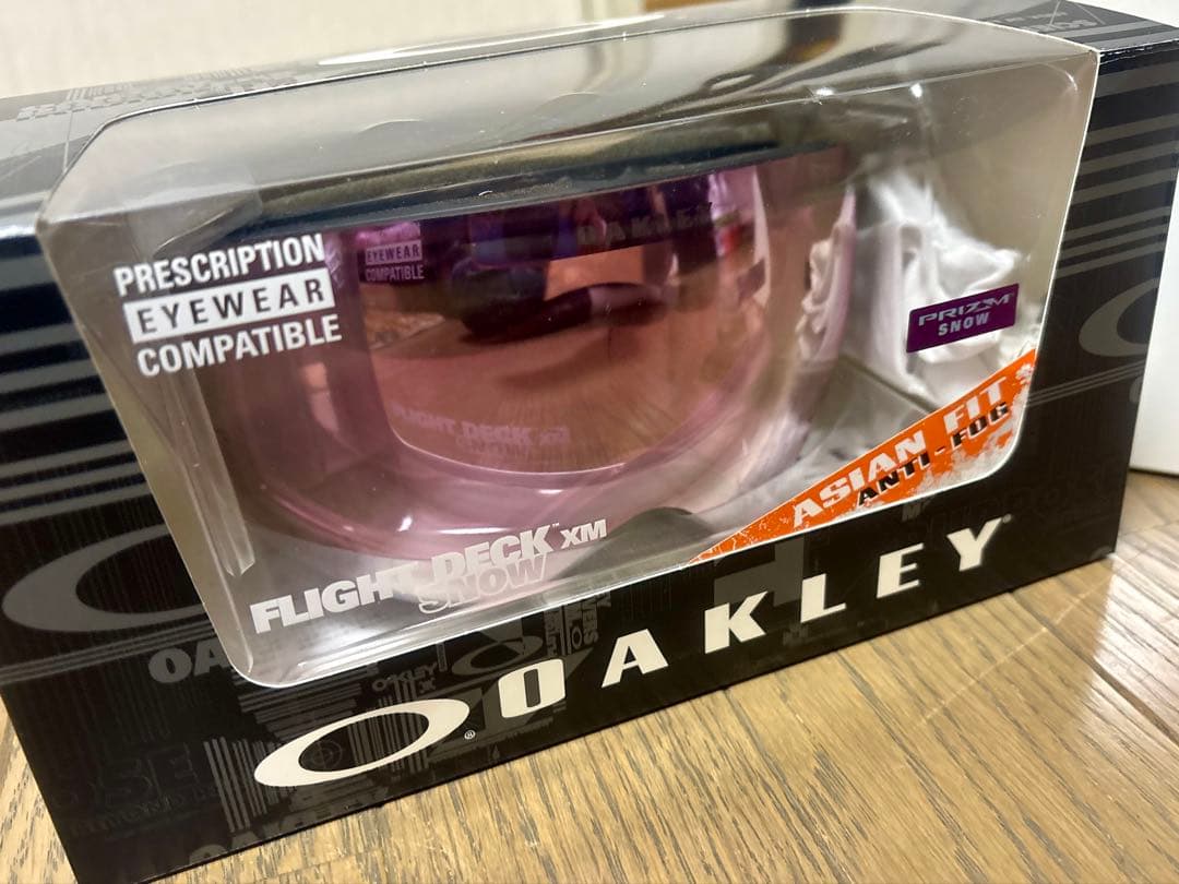 最終値下げ　OAKLEY FLIGHT DECK XMゴーグル ピンクレンズ