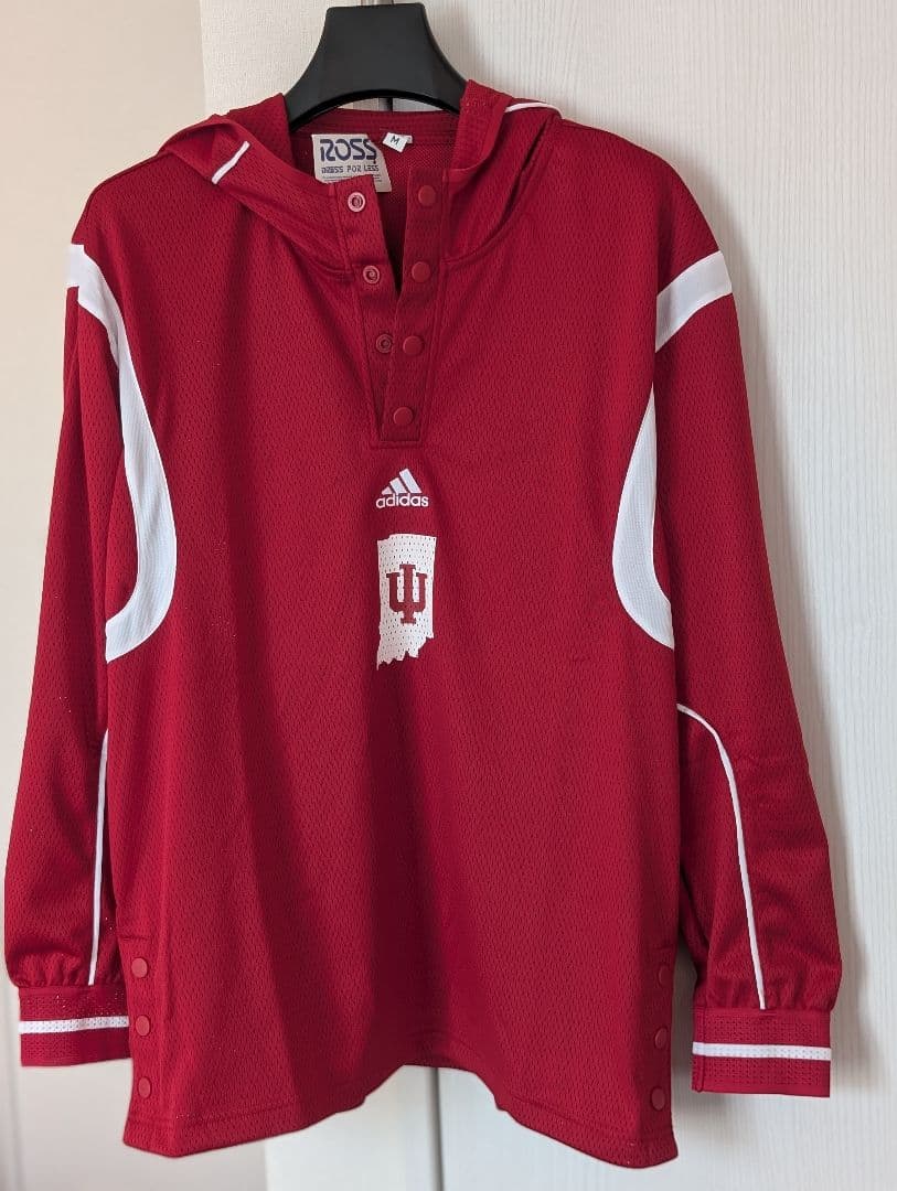 adidas インディアナ大学 フーディー