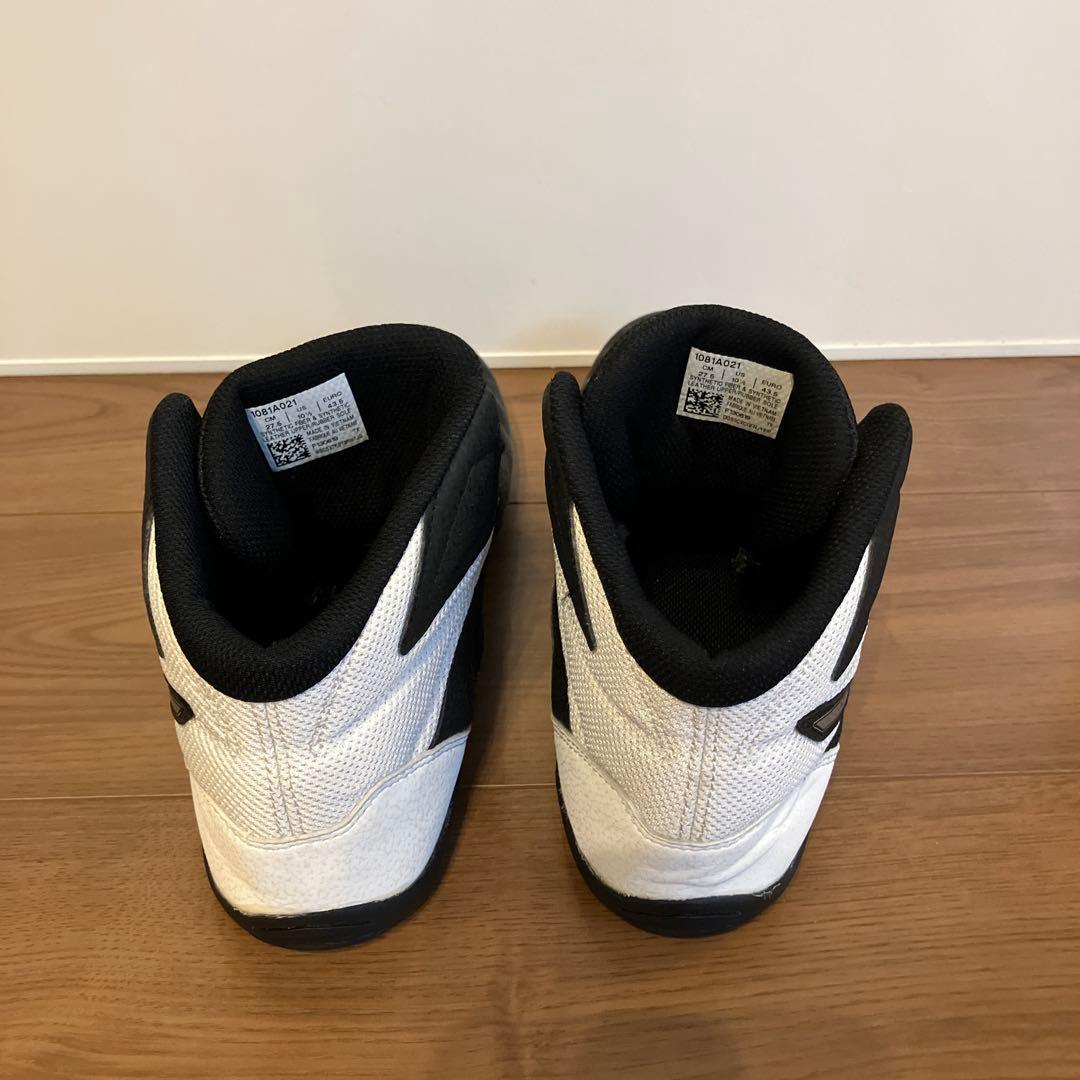 asics レスリングシューズ 黒/白 ハイカット