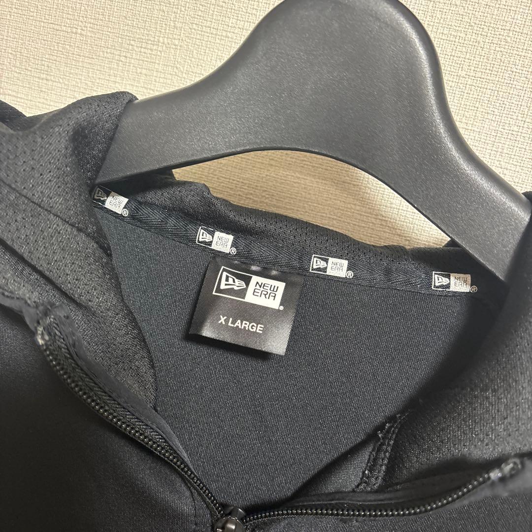 NEW ERA golf ニューエラゴルフブラック フルジップ パーカー　XL