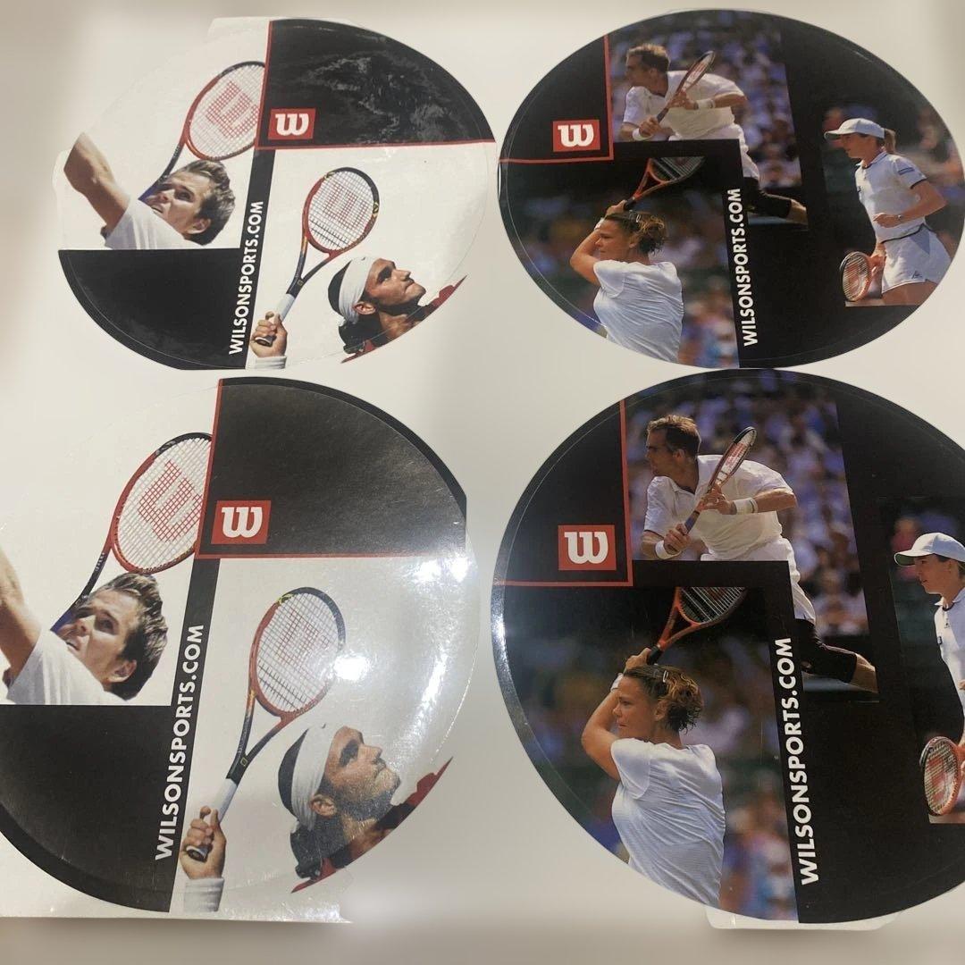 R・フェデラー全盛期の特大ポスター２枚セット+ レアステッカーその他　非売品、