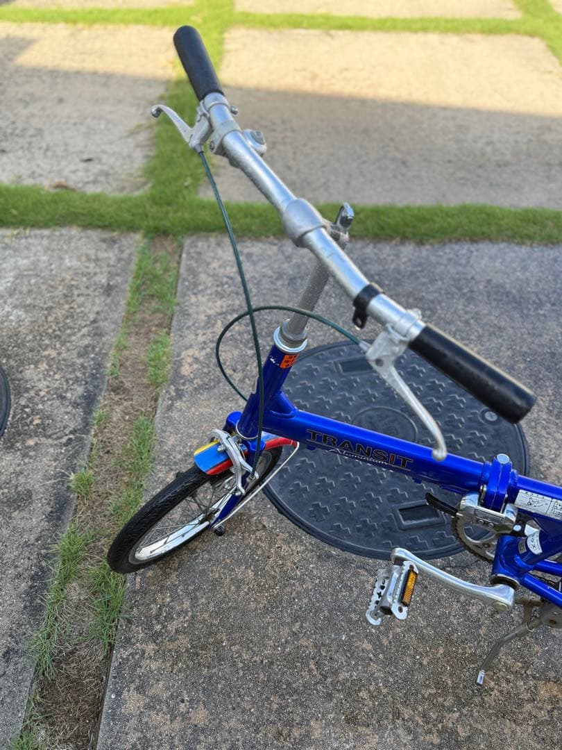 ブリヂストン　限定モデル　トランジット　折りたたみ　自転車　トリコロール