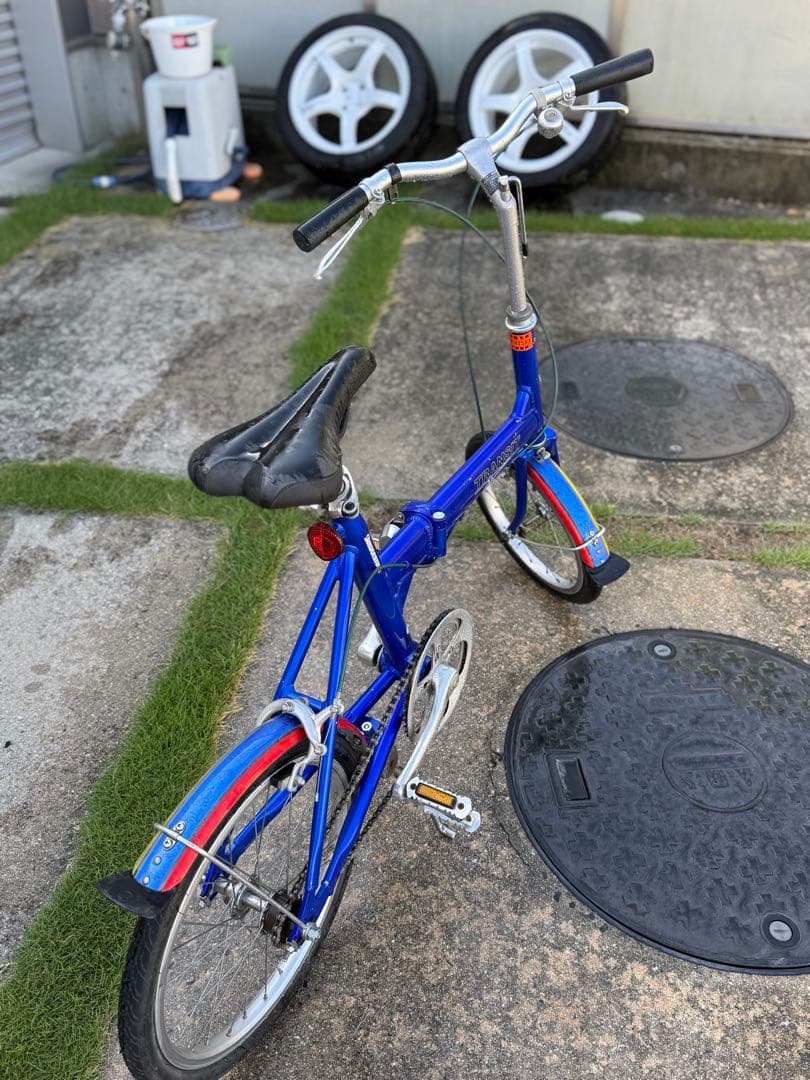 ブリヂストン　限定モデル　トランジット　折りたたみ　自転車　トリコロール