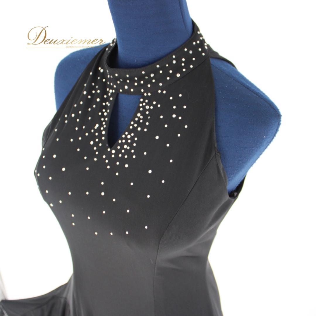 【美品 社交ダンス衣装】ドレス ワンピース prima boutique 黒