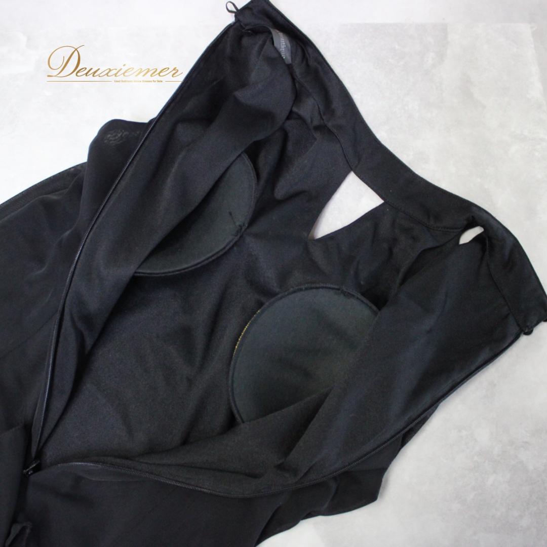 【美品 社交ダンス衣装】ドレス ワンピース prima boutique 黒