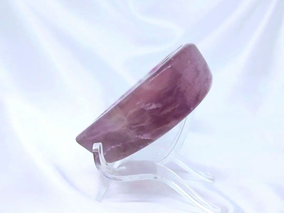 キャンディ フローライト　ハート　皿　器　浄化皿　小物入　蛍石　②