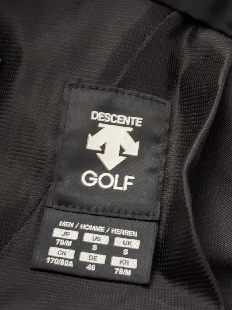 DESCENTE GOLF PT ZERO ブラックパンツ W79 Mサイズ