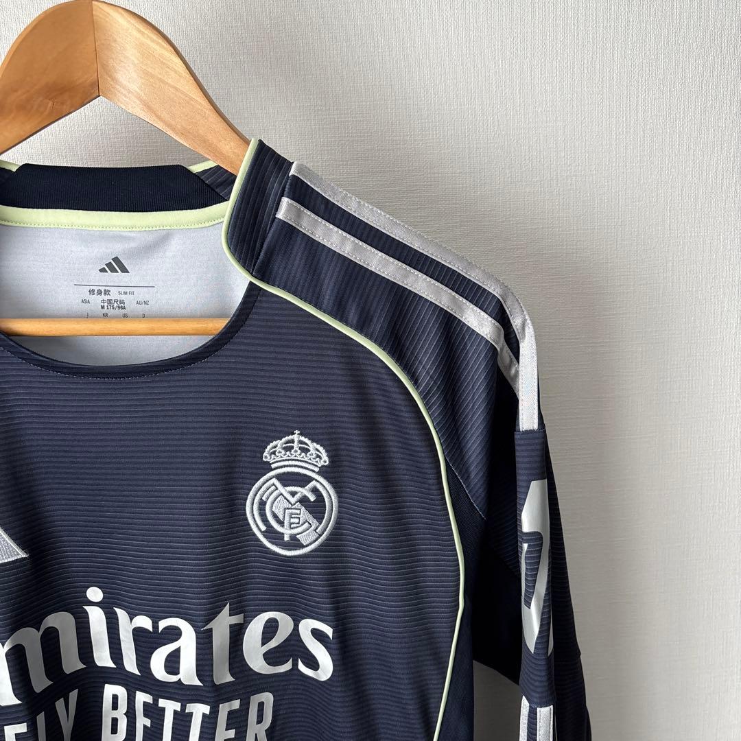 美品 レアルマドリード Real Madrid ユニホームロンT 長袖シャツ L
