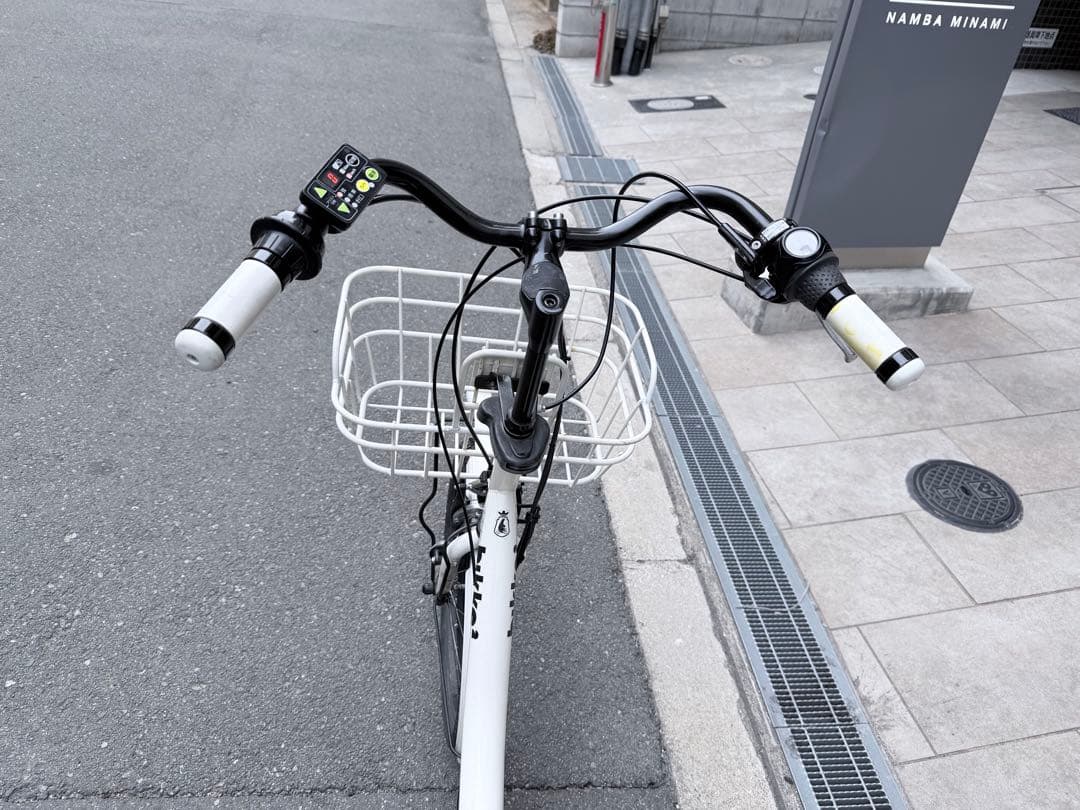 大阪府　子供乗せ　ブリヂストン　電動アシスト自転車 チャイルドシート付き