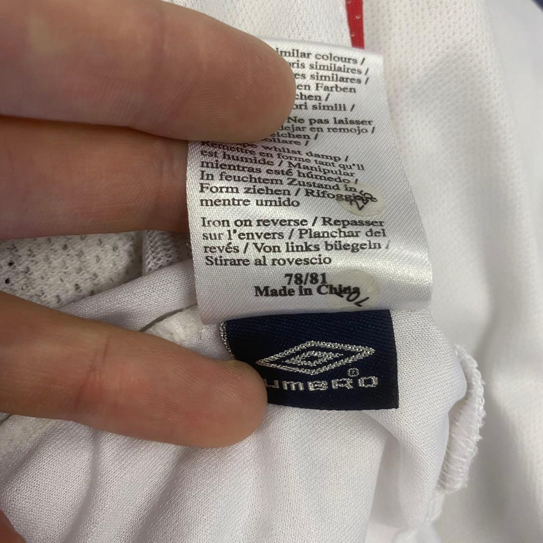 UMBRO イングランド代表 ユニフォーム ゲームシャツ 05-07 クラウチ